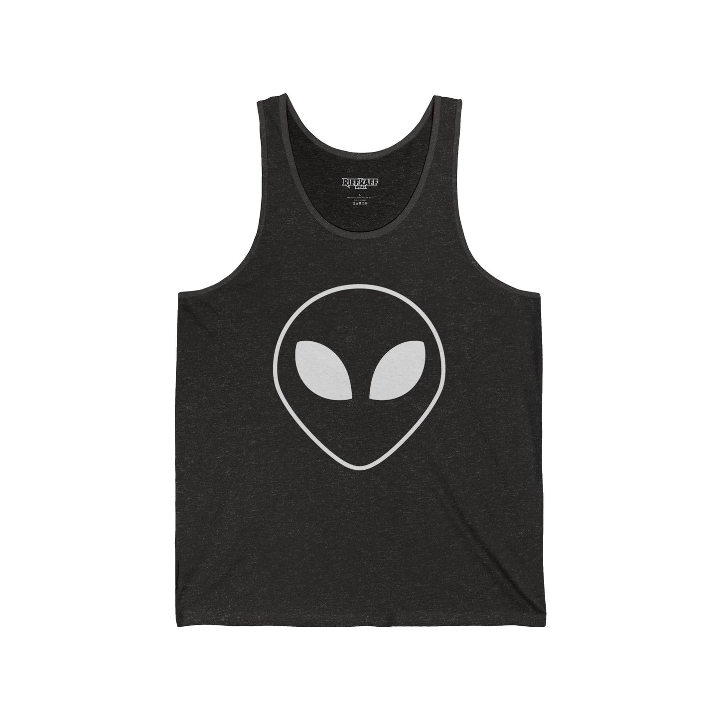 Unisex Jersey Tank with Om Symbol - Spiritual & Relaxed Vibe - Riff Raff Wear