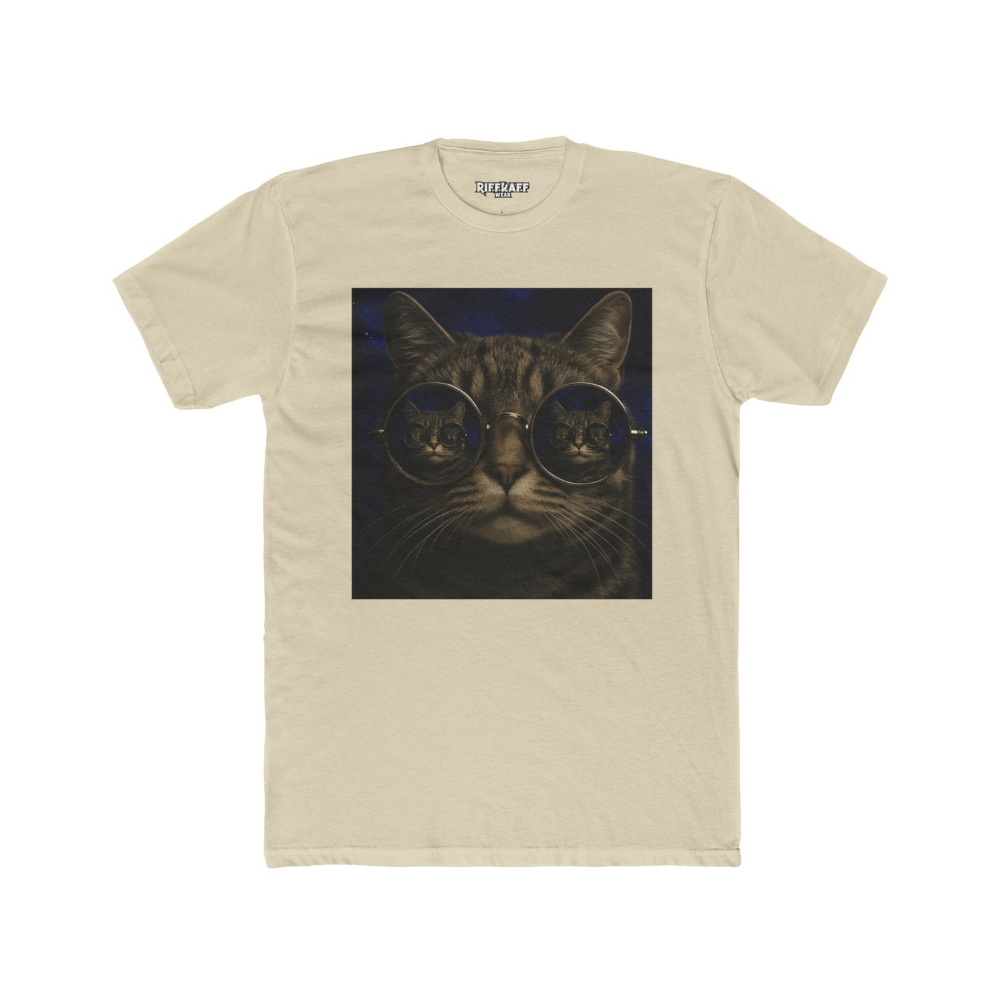 Cool Cat Unisex Cotton Crew Tee - Fun Pet Lover Shirt - Riff Raff Wear