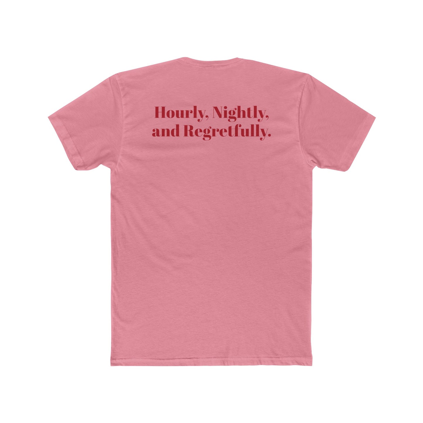 Vintage Starlight Motor Unisex Cotton Crew Tee - Hourly, Nightly, and Regretfully - Riff Raff Underground
