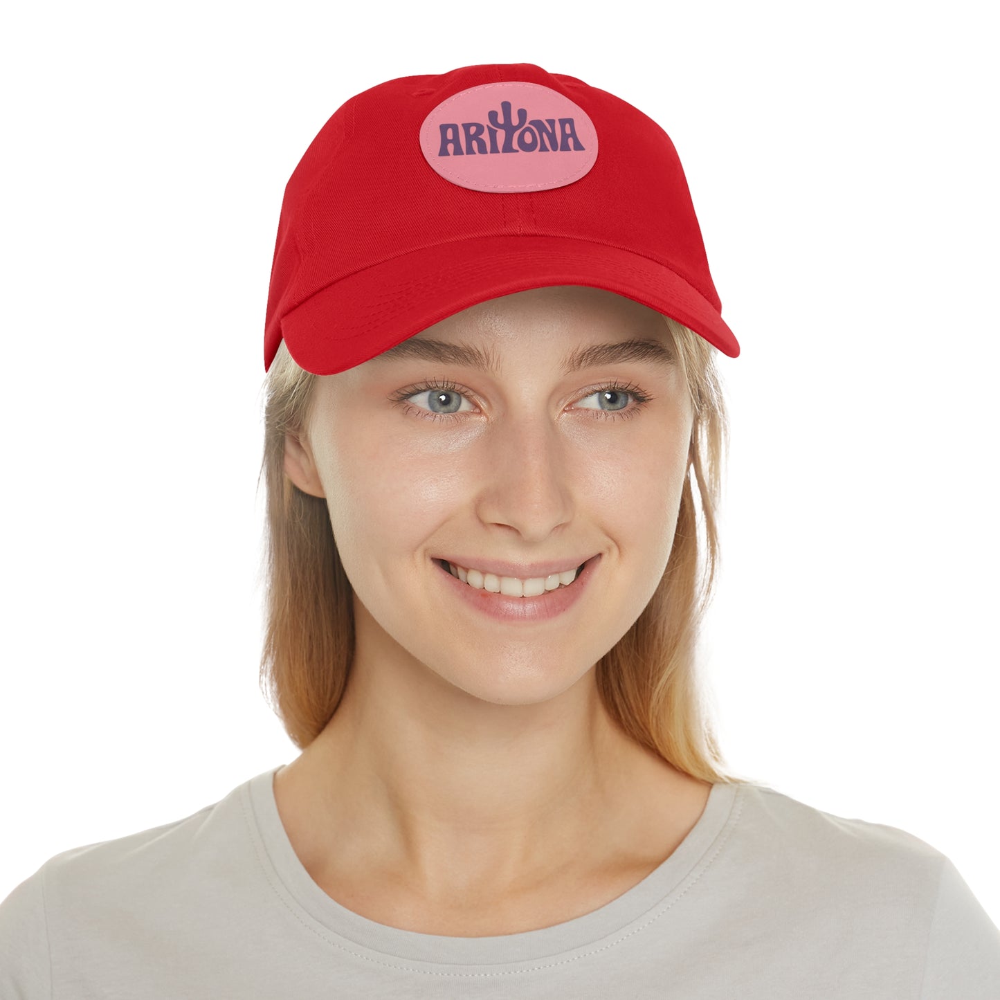 Arizona Dad Hat with Leather Patch - Casual & Stylish Cap