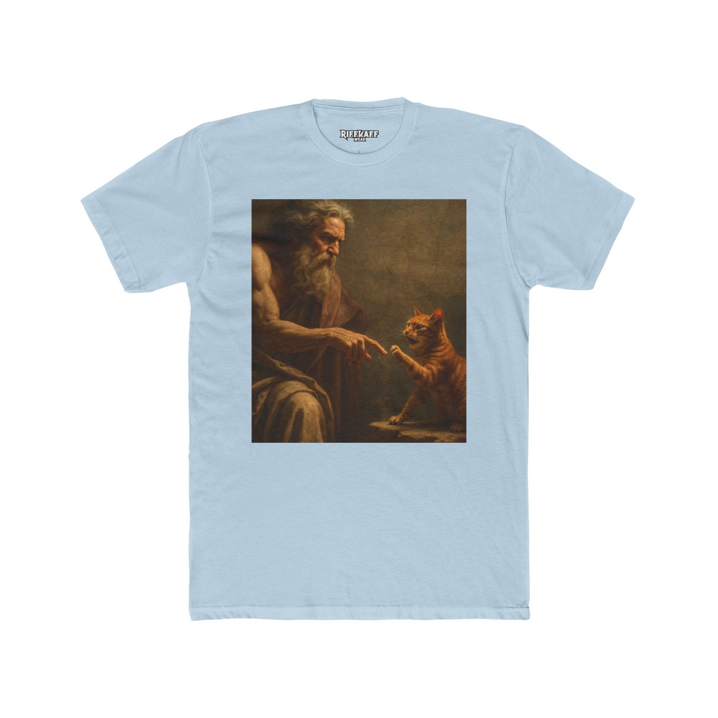 Artistic Cat and Creation Unisex Cotton Crew Tee - Riff Raff Wear