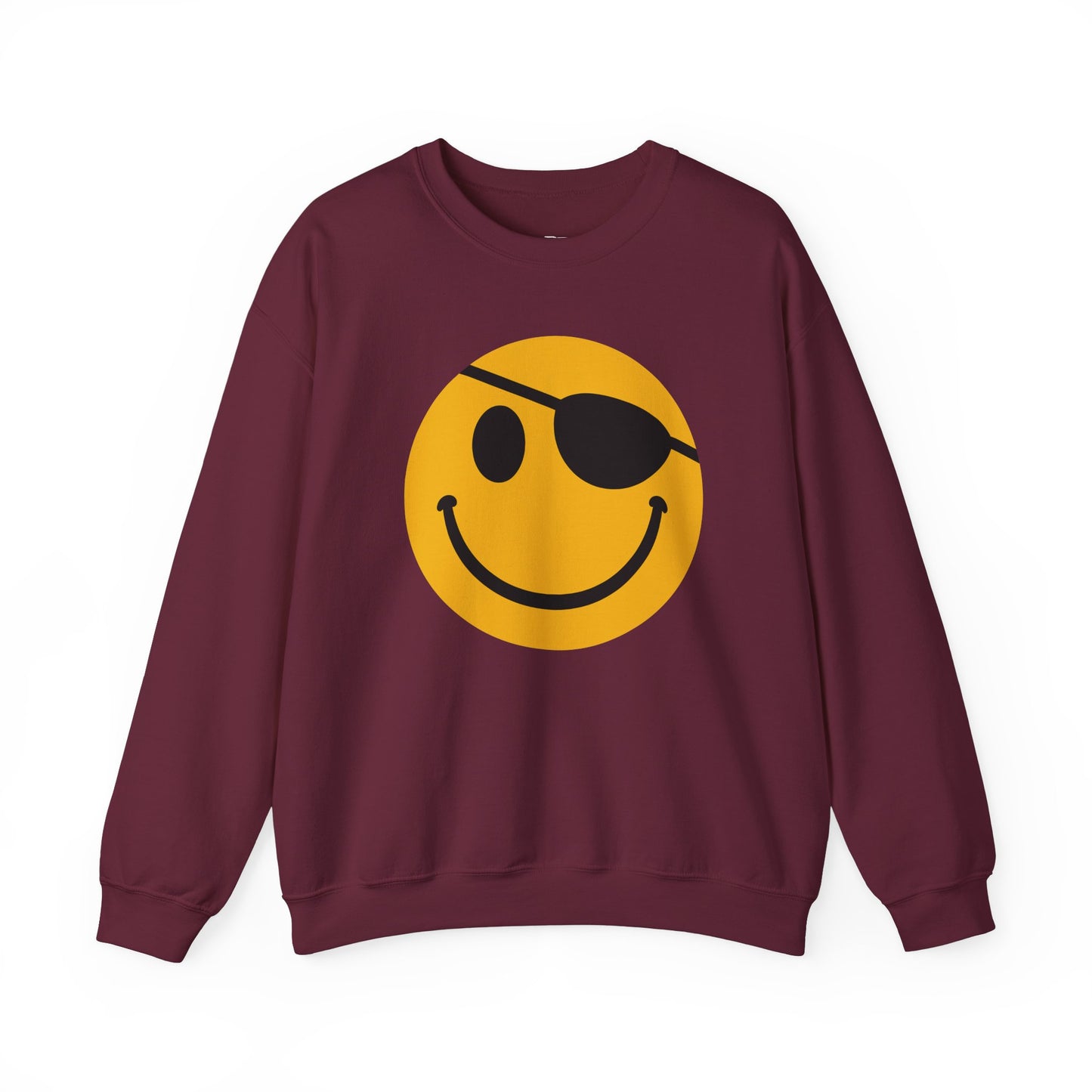 Pirate Smile Crewneck Sweatshirt - Unisex Heavy Blend - Riff Raff Wear