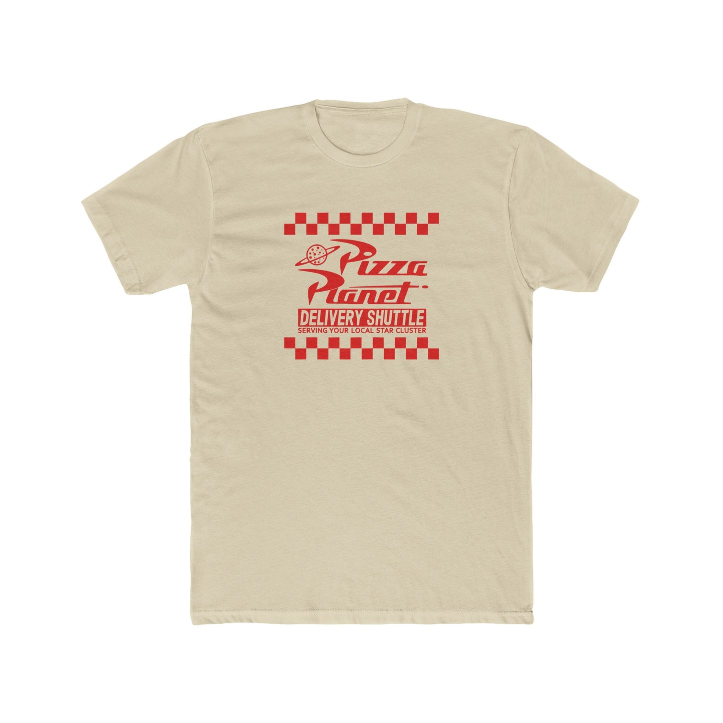 Pizza Planet Delivery Crew Tee - Unisex Cotton T-Shirt for Pizza Lovers - Riff Raff Wear