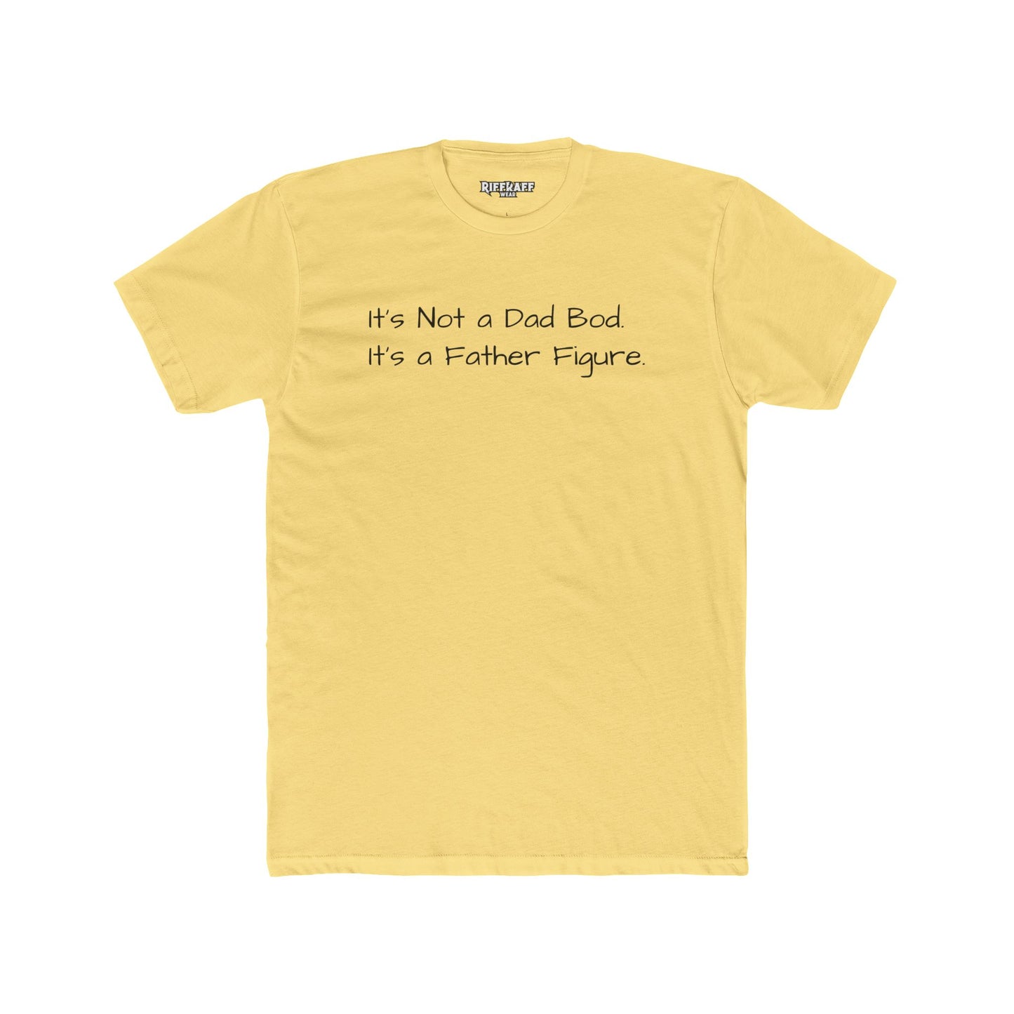 Father Figure Unisex Cotton Crew Tee - Perfect for Father's Day & Everyday Wear - Riff Raff Wear