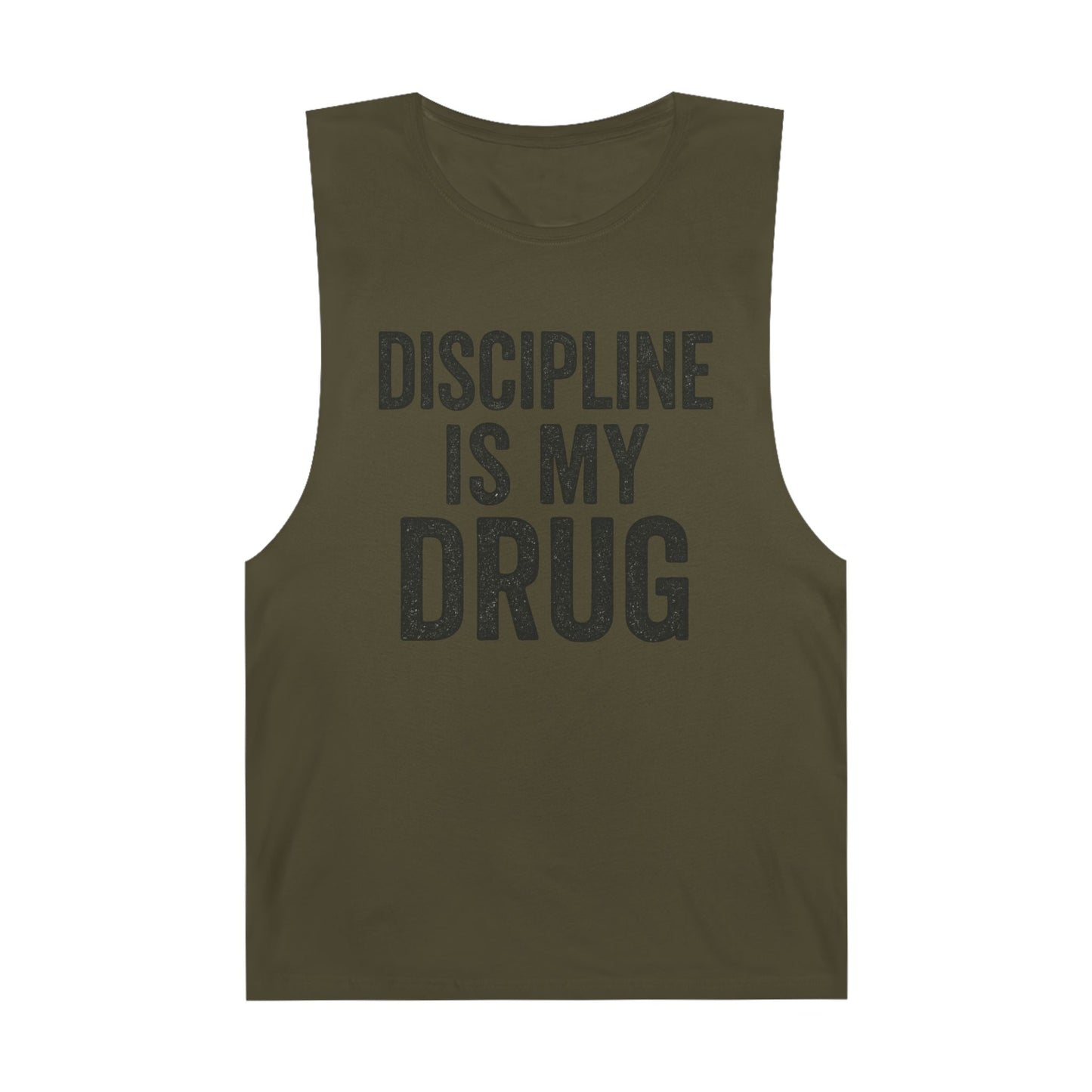 Discipline Is My Drug Unisex Tank Top - Motivational Fitness Apparel - Riff Raff Wear