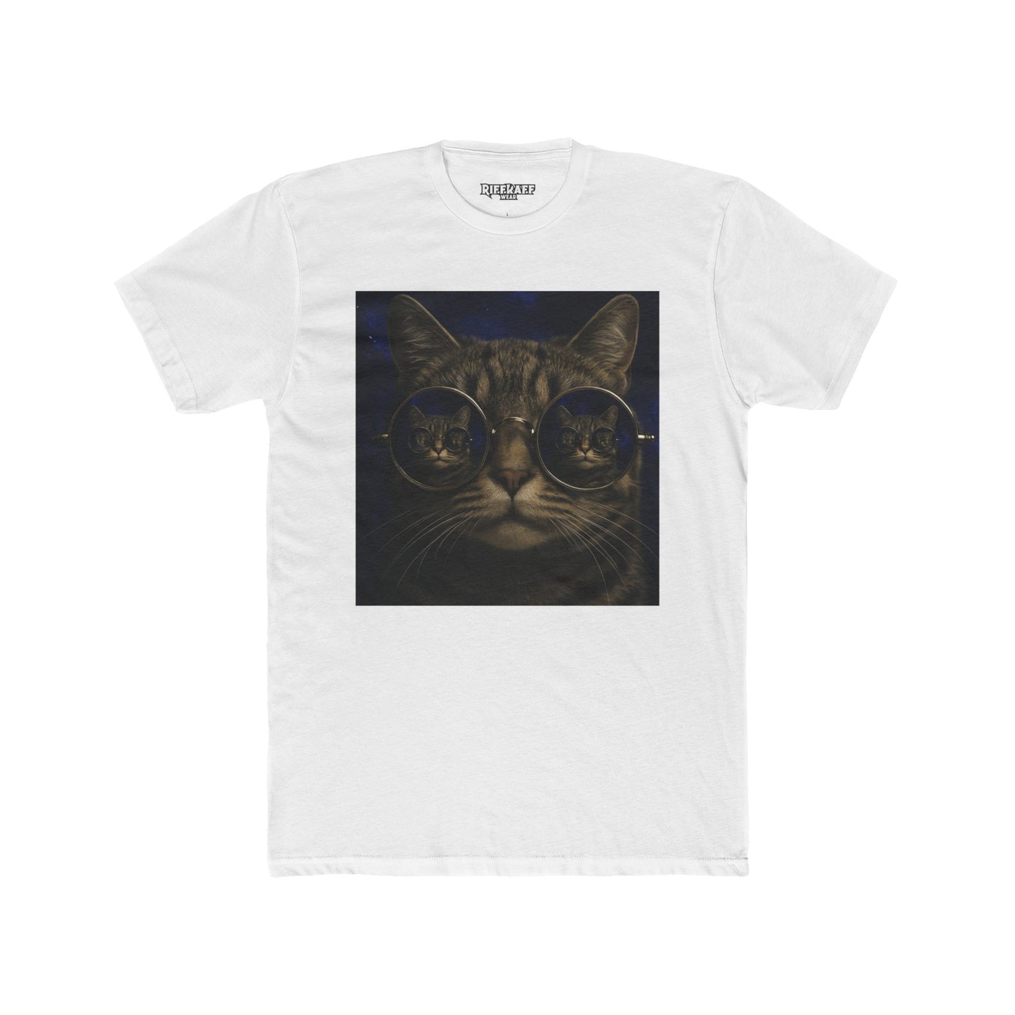 Cool Cat Unisex Cotton Crew Tee - Fun Pet Lover Shirt - Riff Raff Wear