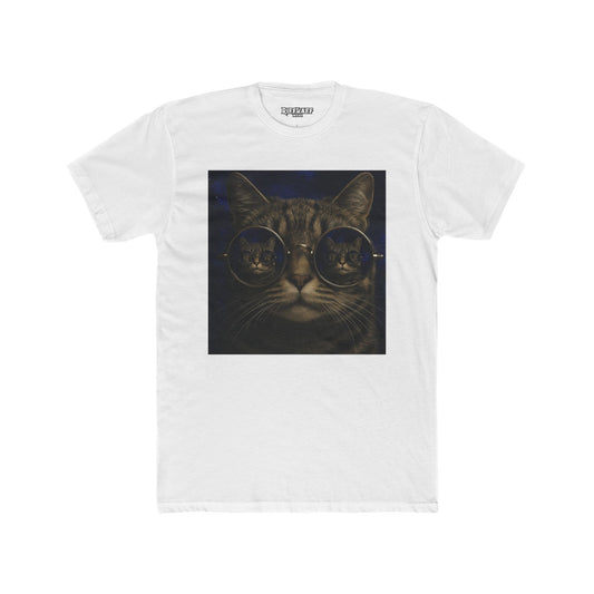 Cool Cat Unisex Cotton Crew Tee - Fun Pet Lover Shirt - Riff Raff Wear