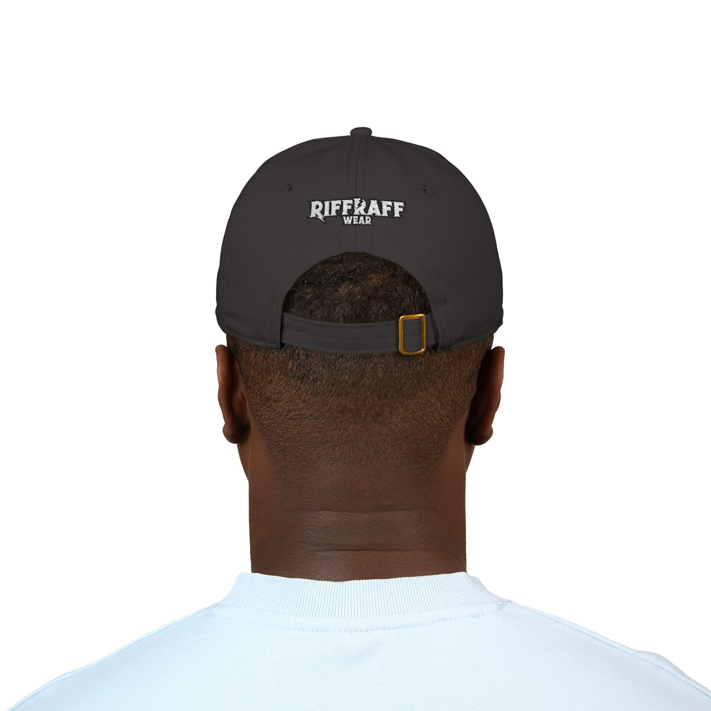Thunderbolt Embroidered Organic Baseball Cap, Eco-Friendly Hat, Unique Riff Raff Wear