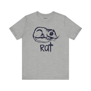 Cute Rat Graphic Tee - Unisex Jersey Short Sleeve Shirt