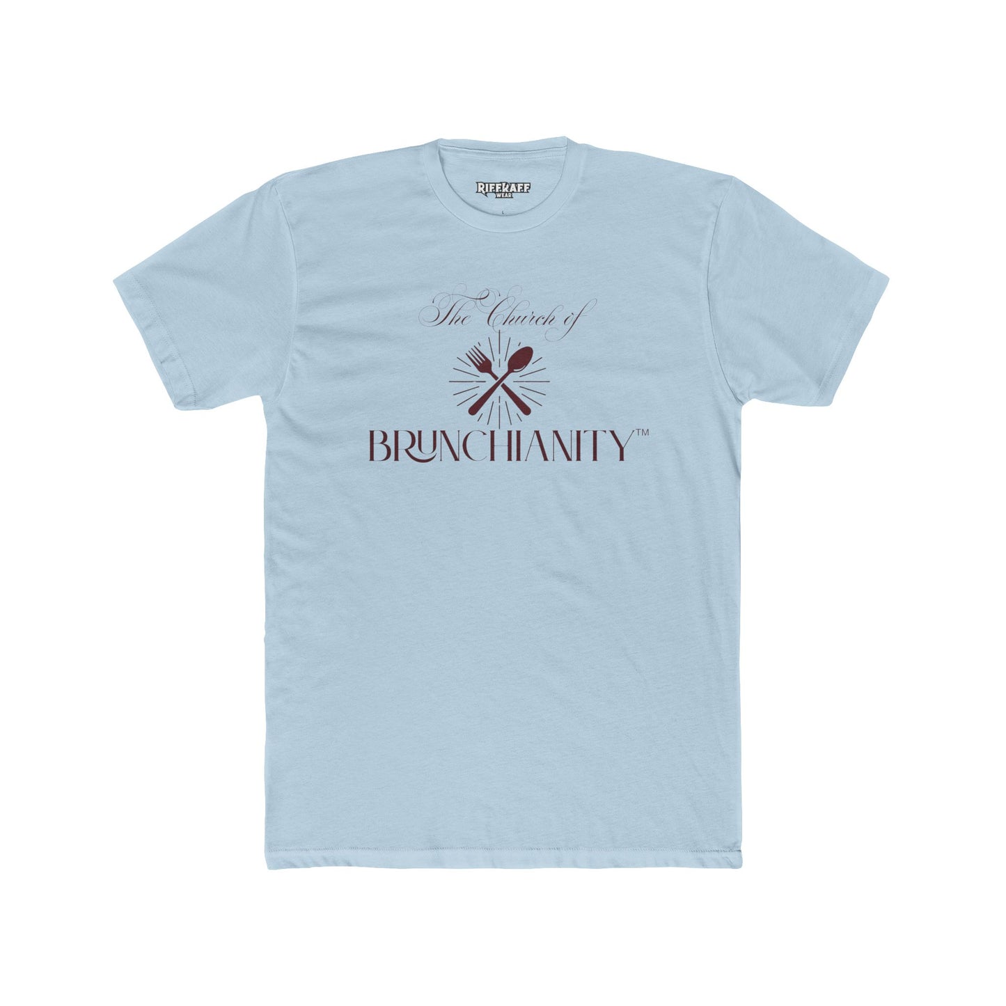 The Church of Brunchanity Unisex Cotton Crew Tee - Perfect for Brunch Lovers - Riff Raff Wear