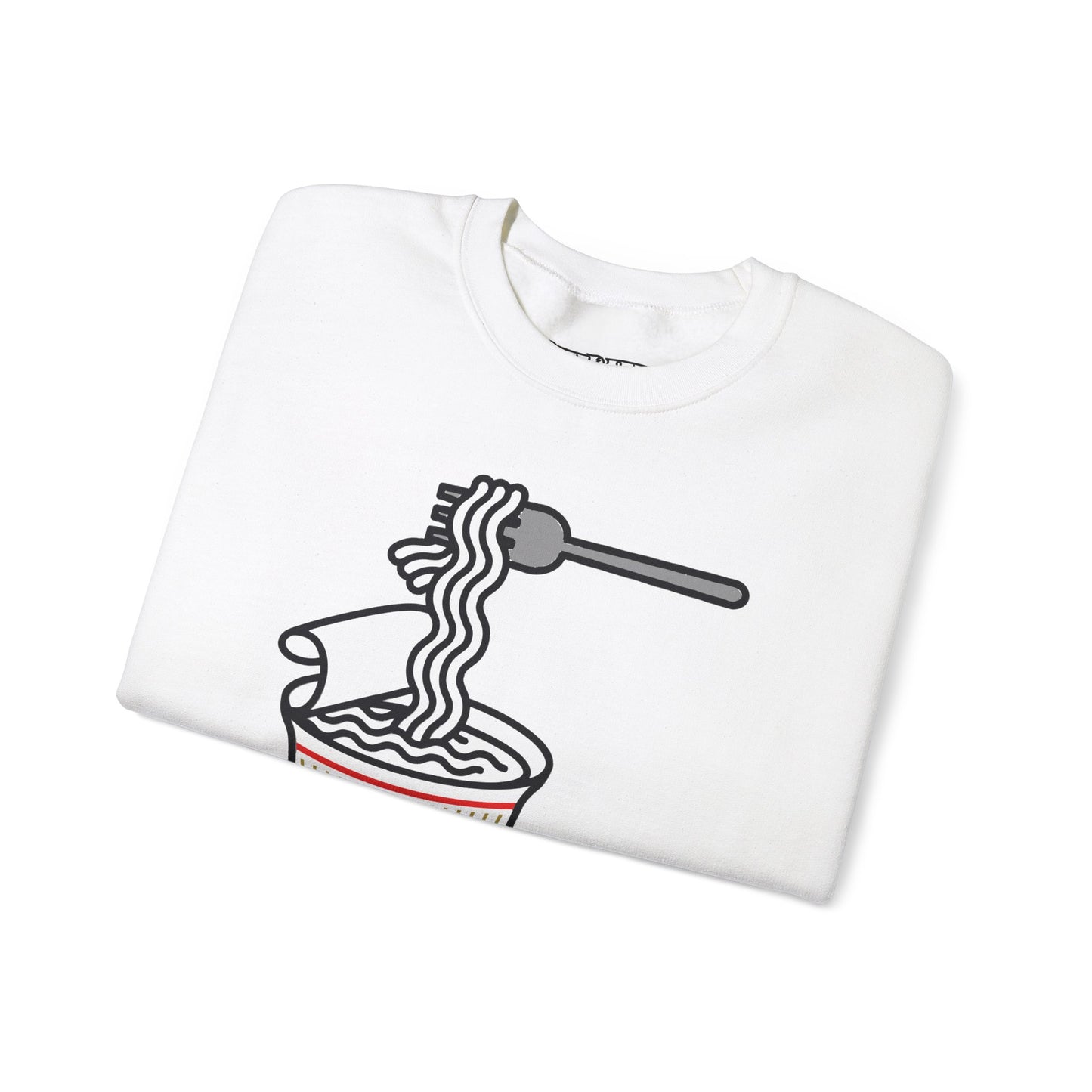 Parody Logo Series - Sup Nerdles? Instant Noodles Sweatshirt - Unisex Heavy Blend™ Crewneck - Riff Raff Wear