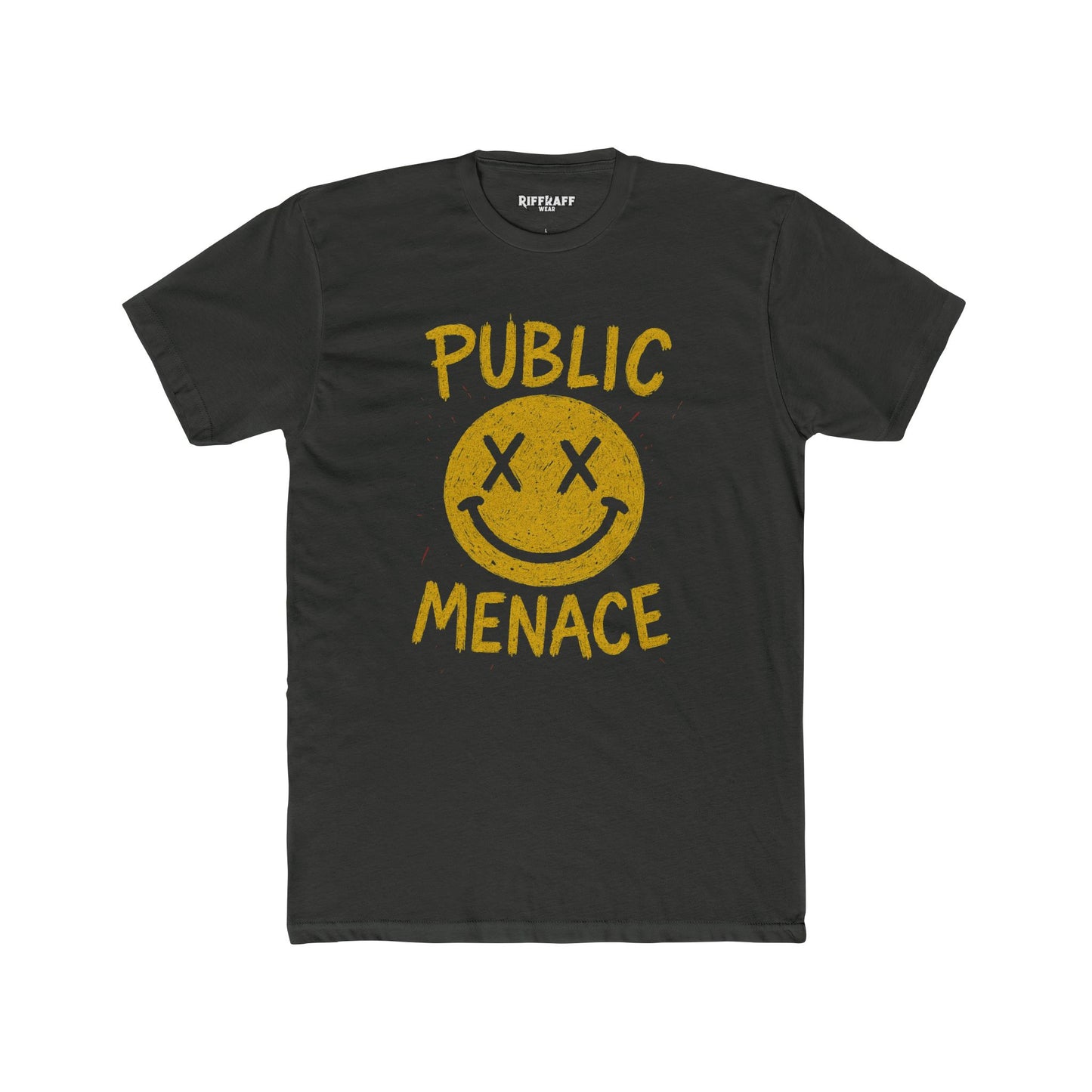Unisex Cotton Crew Tee - Public Menace Graphic T-Shirt for Casual Style - Riff Raff Wear