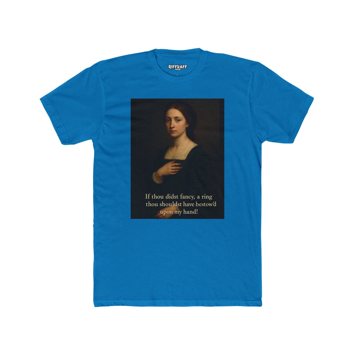 Artistic Unisex Cotton Crew Tee with Quote - Casualwear, Gift for Art Lovers - Riff Raff Wear
