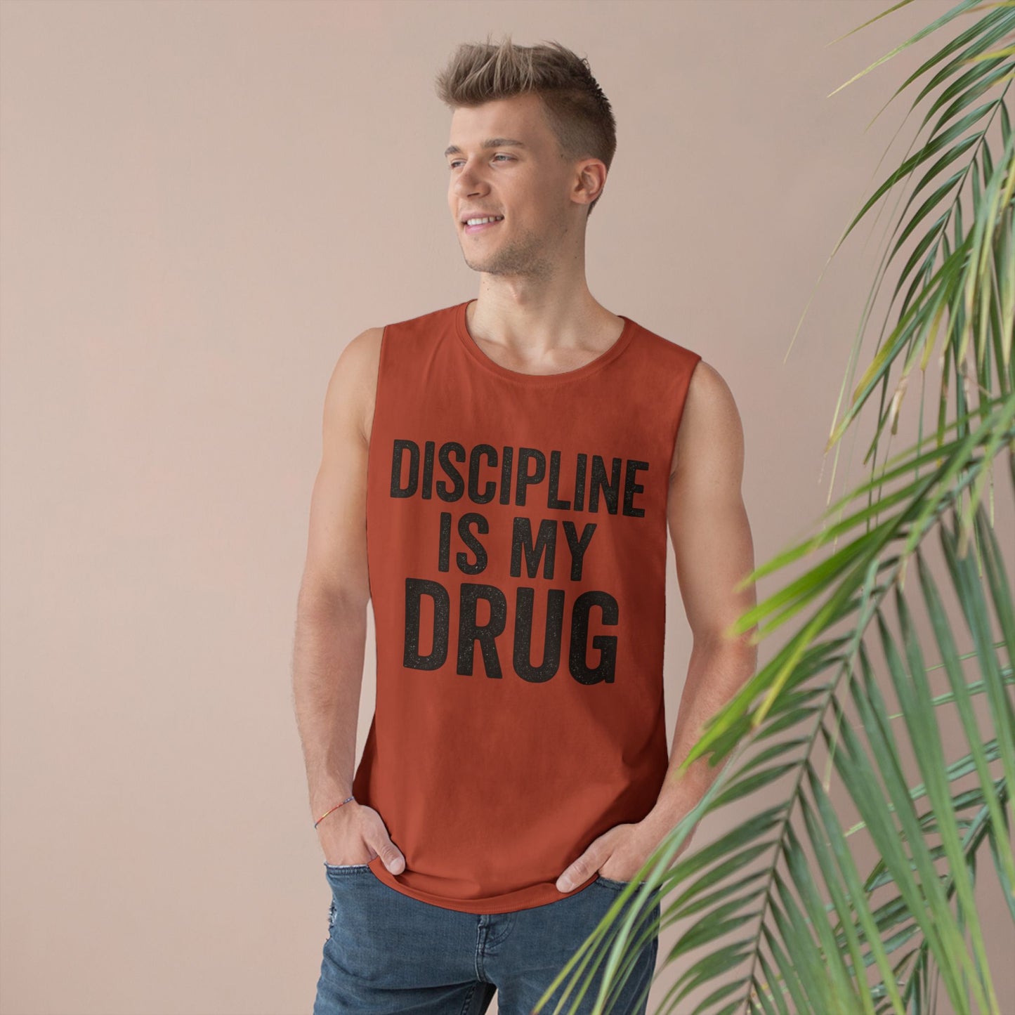 Discipline Is My Drug Unisex Tank Top - Motivational Fitness Apparel - Riff Raff Wear