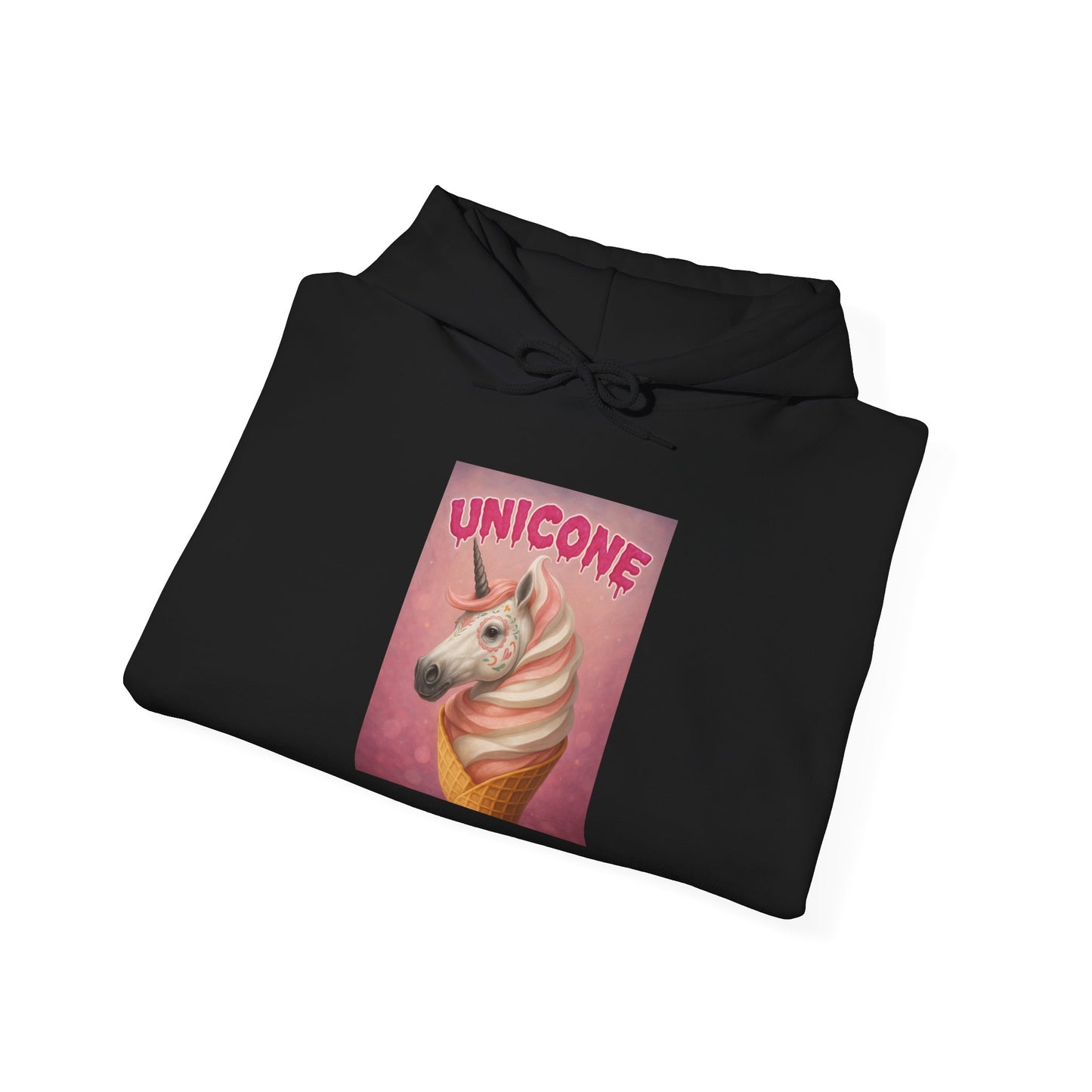 Whimsical Unicorn Heavy Blend Hoodie for Cozy Moments - Riff Raff Wear