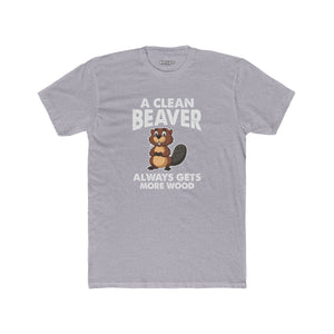 A Clean Beaver Graphic Tee - Fun and Quirky Cotton Crew for Nature Lovers - Riff Raff Wear