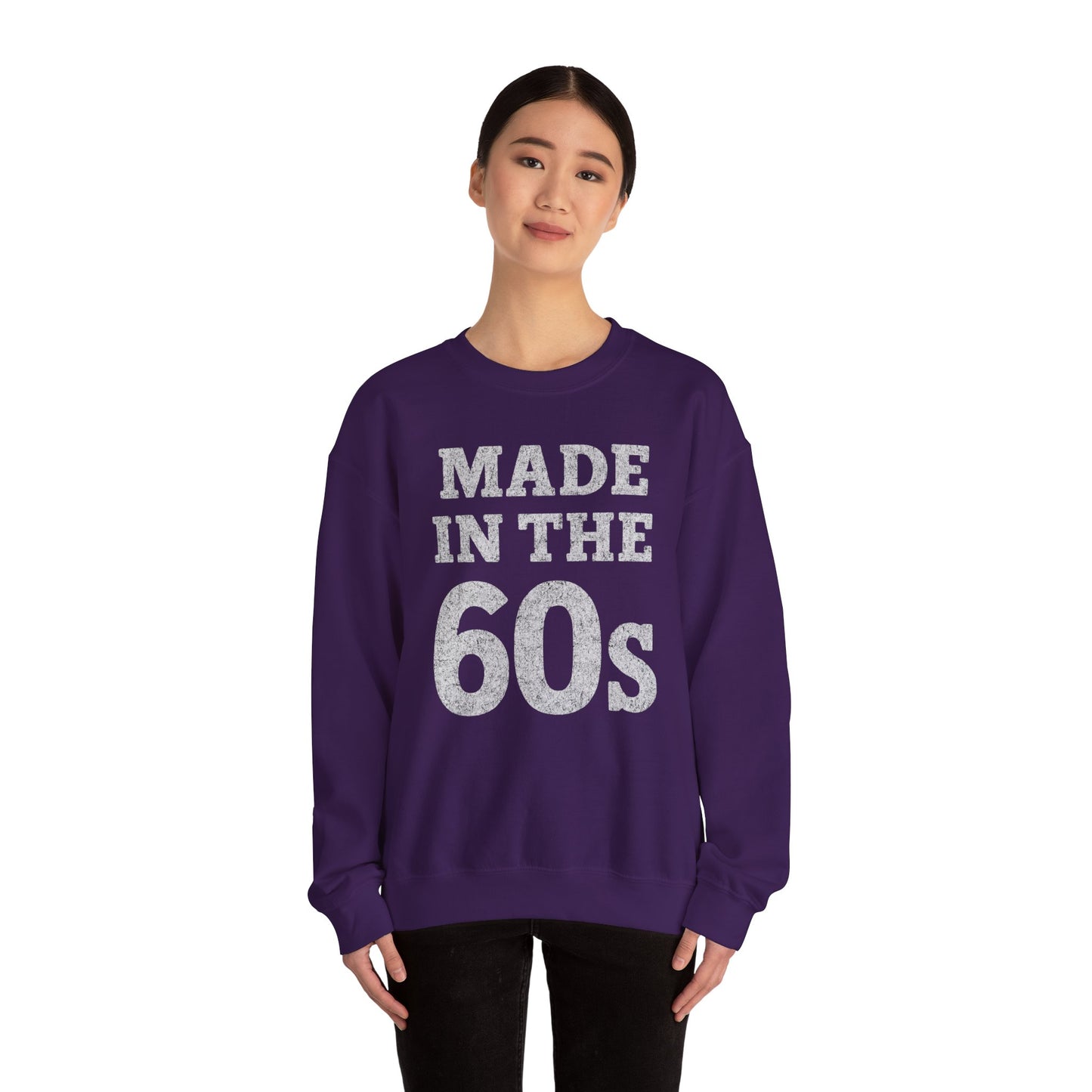 Vintage 60s Crewneck Sweatshirt - Retro Style Made in the 60s - Riff Raff Wear