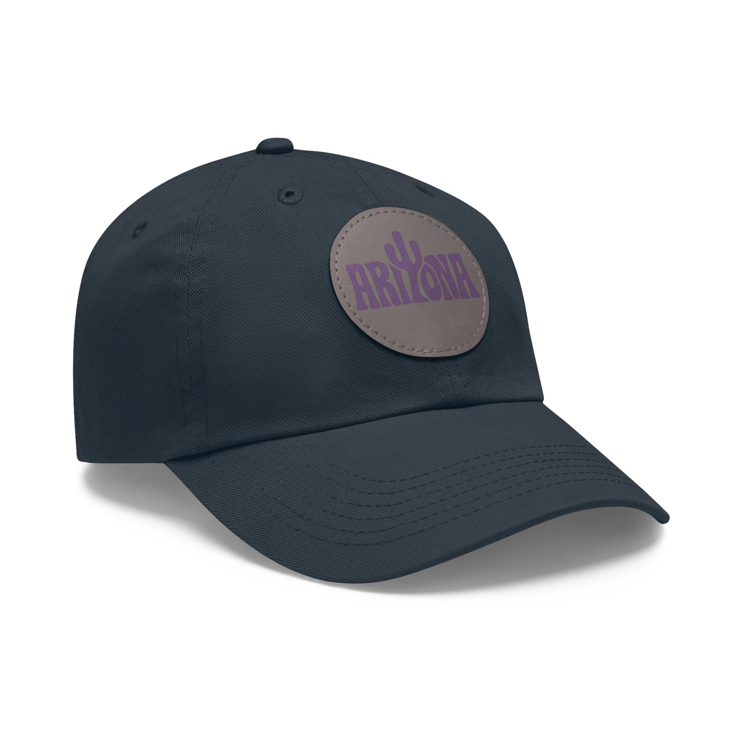 Arizona Dad Hat with Leather Patch - Casual & Stylish Cap
