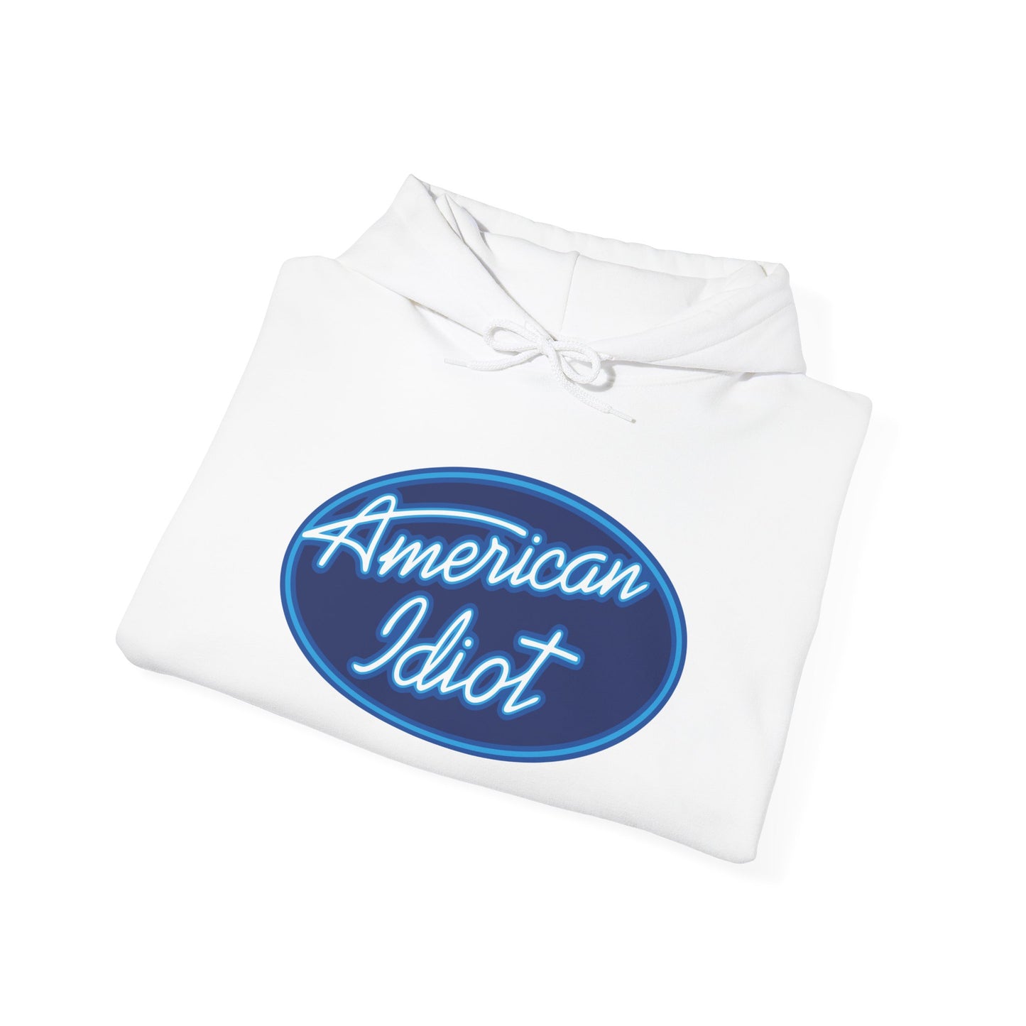 Parody Logo Series - American Idiot Neon Hoodie - Unisex Heavy Blend™ Sweatshirt - Riff Raff Wear