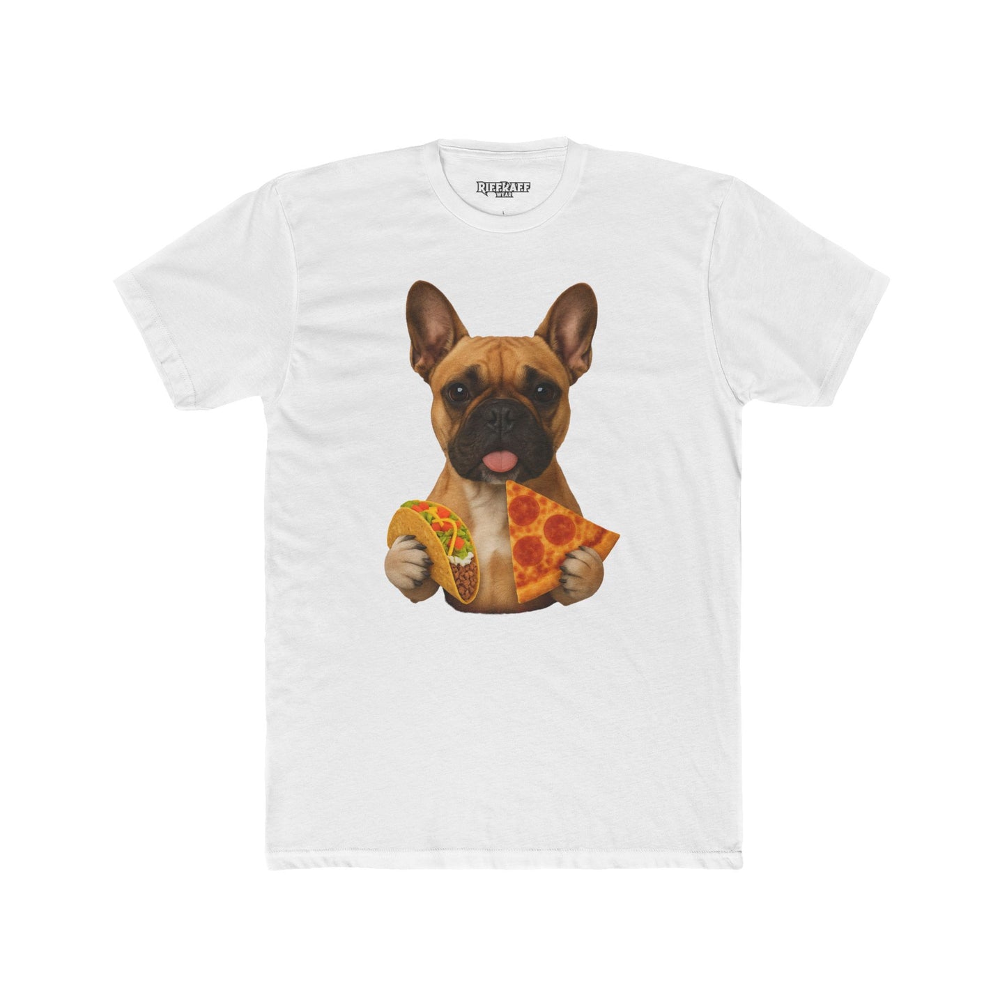 French Bulldog Foodie Unisex Cotton Crew Tee - Riff Raff Wear