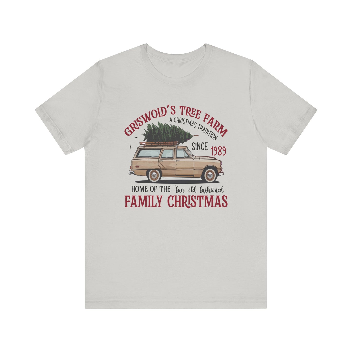 Family Christmas Tree Farm Tee, Unisex Holiday T-Shirt, Perfect for Christmas Celebrations, Gift for Tree Farmers, Cozy Holiday Vibes - Riff Raff Wear