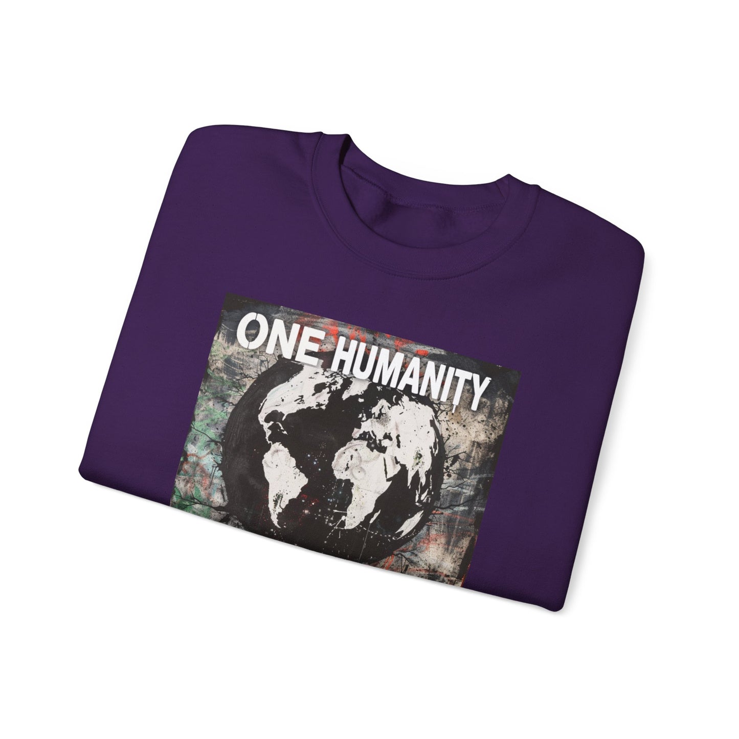 One Humanity Unisex Crewneck Sweatshirt - Comfortable & Stylish - Riff Raff Wear