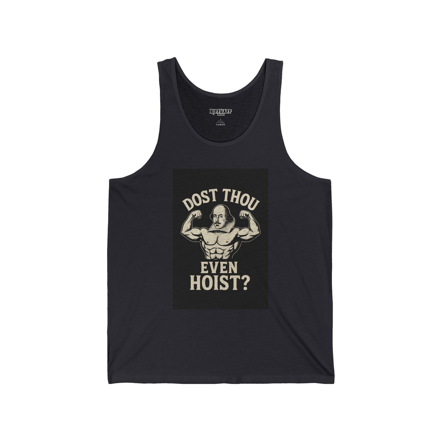 Dost Thou Even Hoist? - Unisex Jersey Tank for Fitness Enthusiasts - Riff Raff Wear