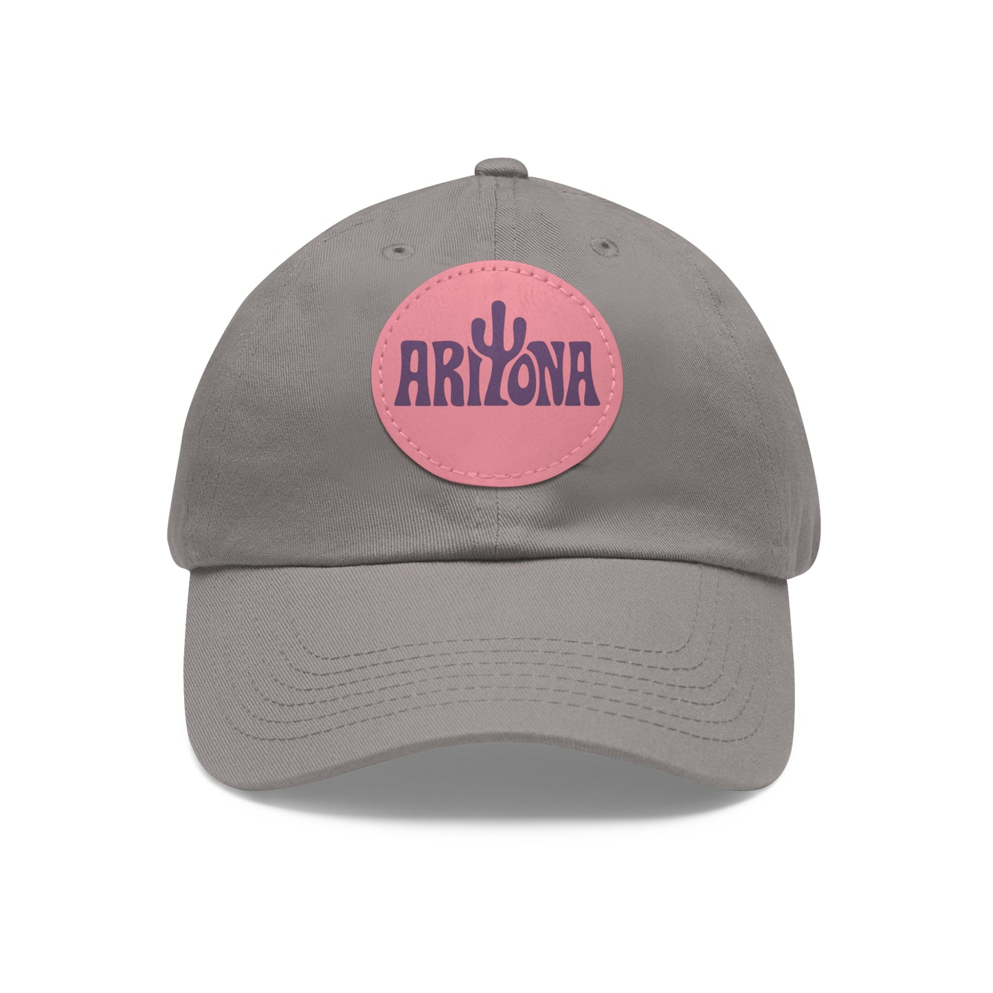 Arizona Dad Hat with Leather Patch - Casual & Stylish Cap