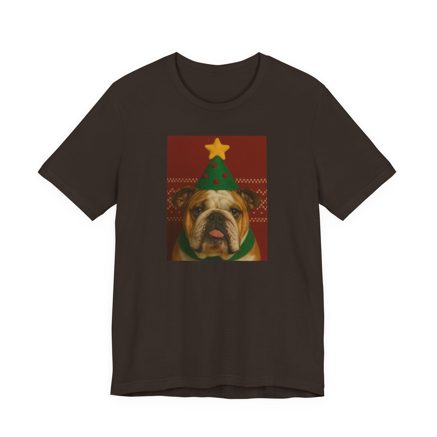 Festive Dog Christmas Tee, Cute Holiday T-Shirt, Unisex Pet Lover Gift, Funny Pet Design, Christmas Apparel - Riff Raff Wear