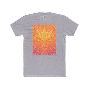Bohemian Vibes Unisex Cotton Crew Tee - Psychedelic Sunset Design - Riff Raff Wear