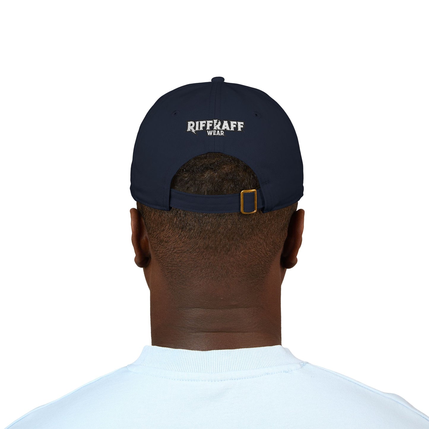Thunderbolt Embroidered Organic Baseball Cap, Eco-Friendly Hat, Unique Riff Raff Wear