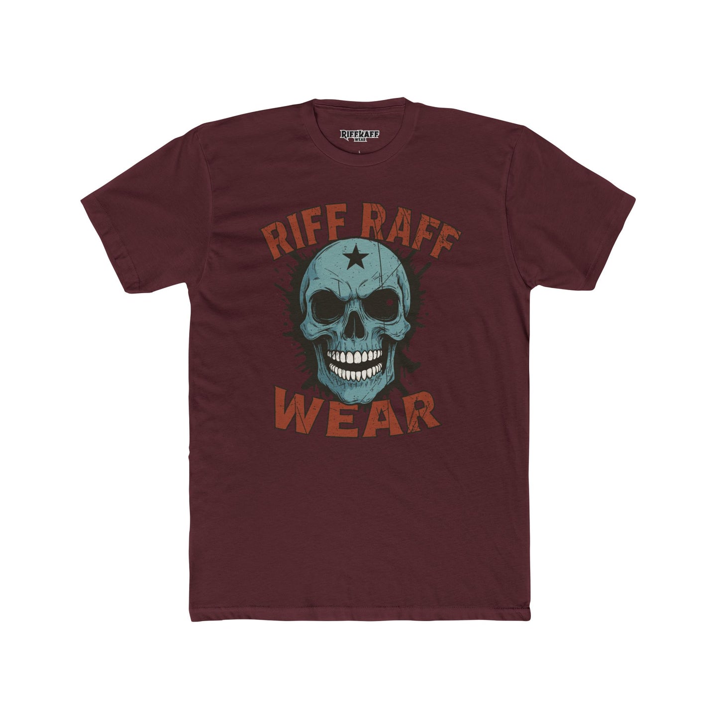 Skull Graphic Unisex Cotton Crew Tee Riff Raff Wear