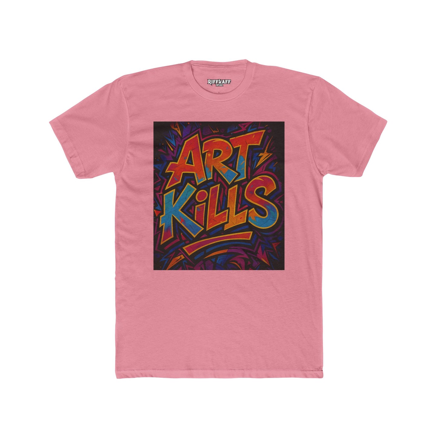 Art Kills Unisex Cotton Crew Tee - Creative Expression T-Shirt - Riff Raff Wear