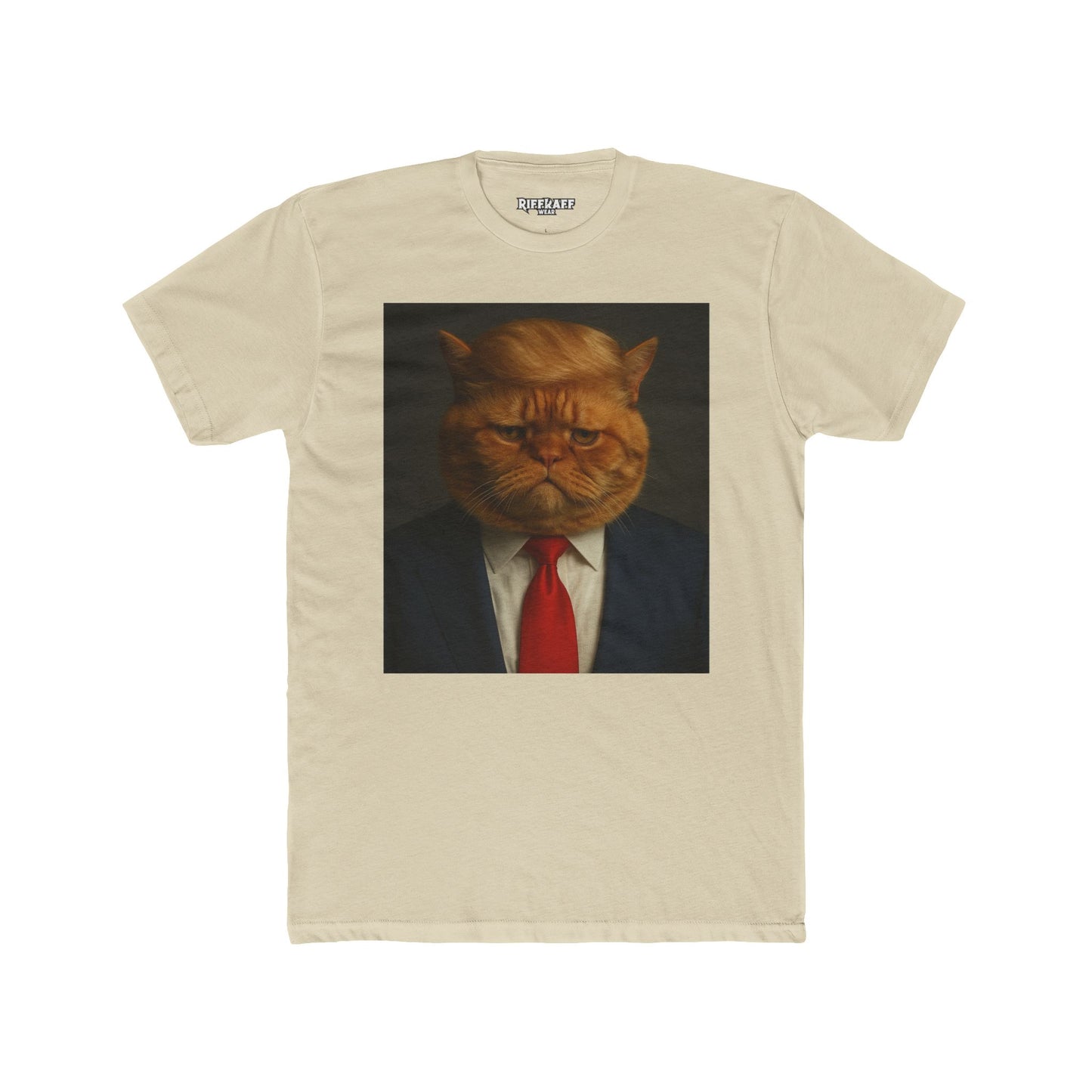 Fat Cat President Unisex Cotton Crew Tee - Riff Raff Wear