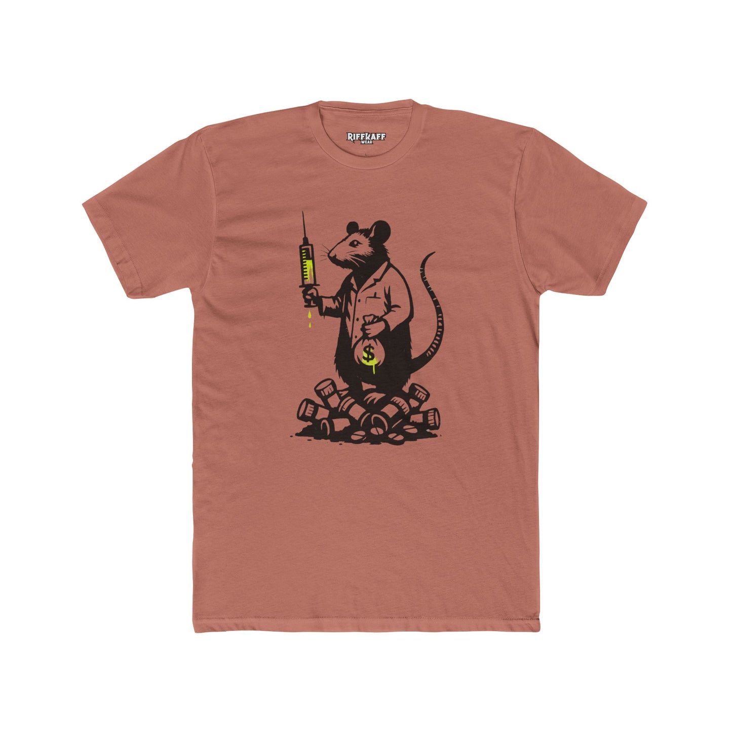 Rat Doctor Unisex Cotton Crew Tee - Statment T-Shirt - Riff Raff Wear
