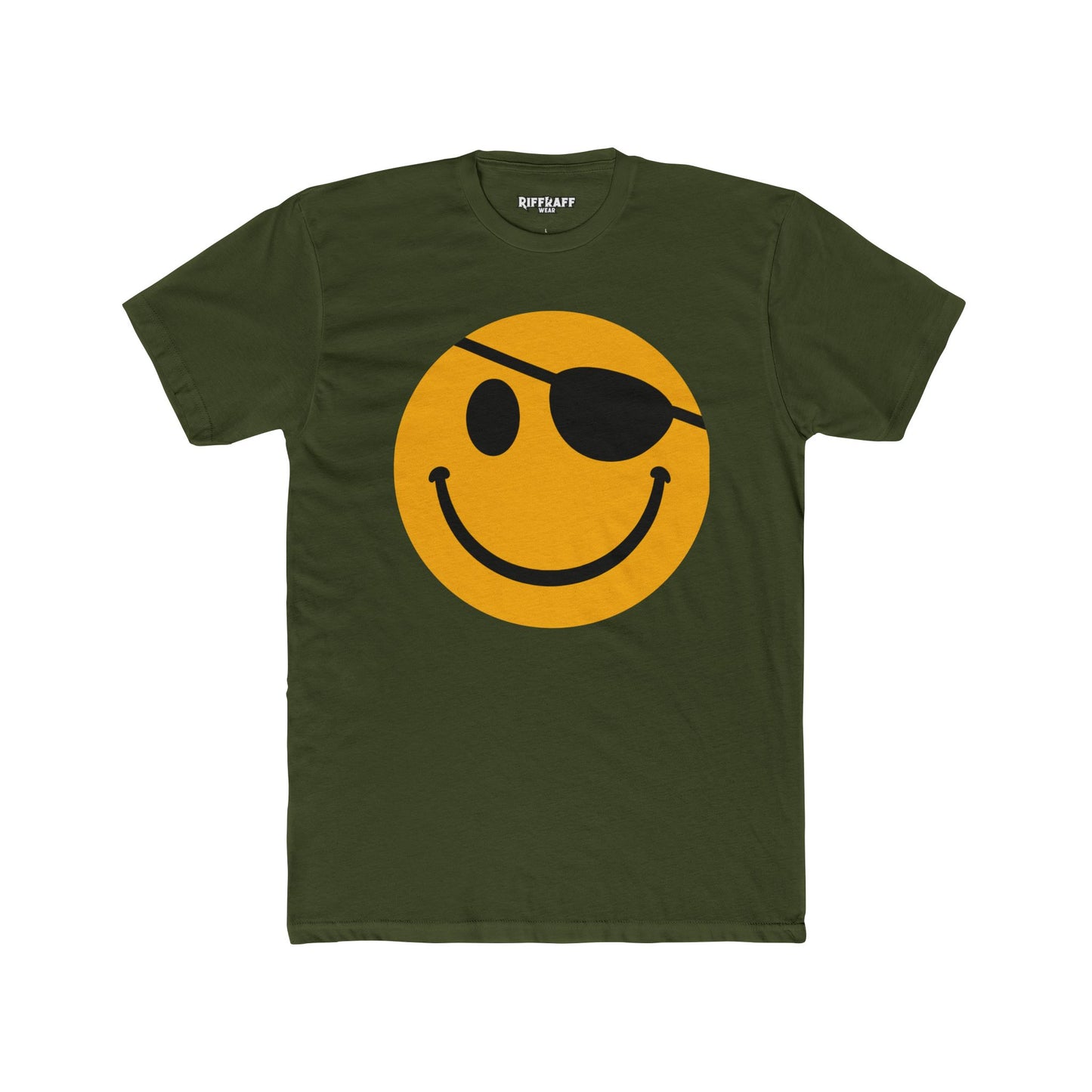 Pirate Smile Unisex Cotton Crew Tee - Fun and Playful Graphic T-Shirt - Riff Raff Wear