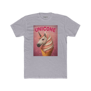 Whimsical Unicone Crew Tee - Fun Unicorn Ice Cream Graphic T-Shirt - Riff Raff Wear