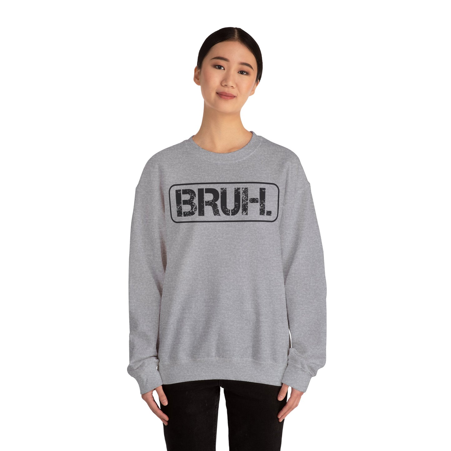 Bruh. Unisex Heavy Blend™ Crewneck Sweatshirt - Riff Raff Wear