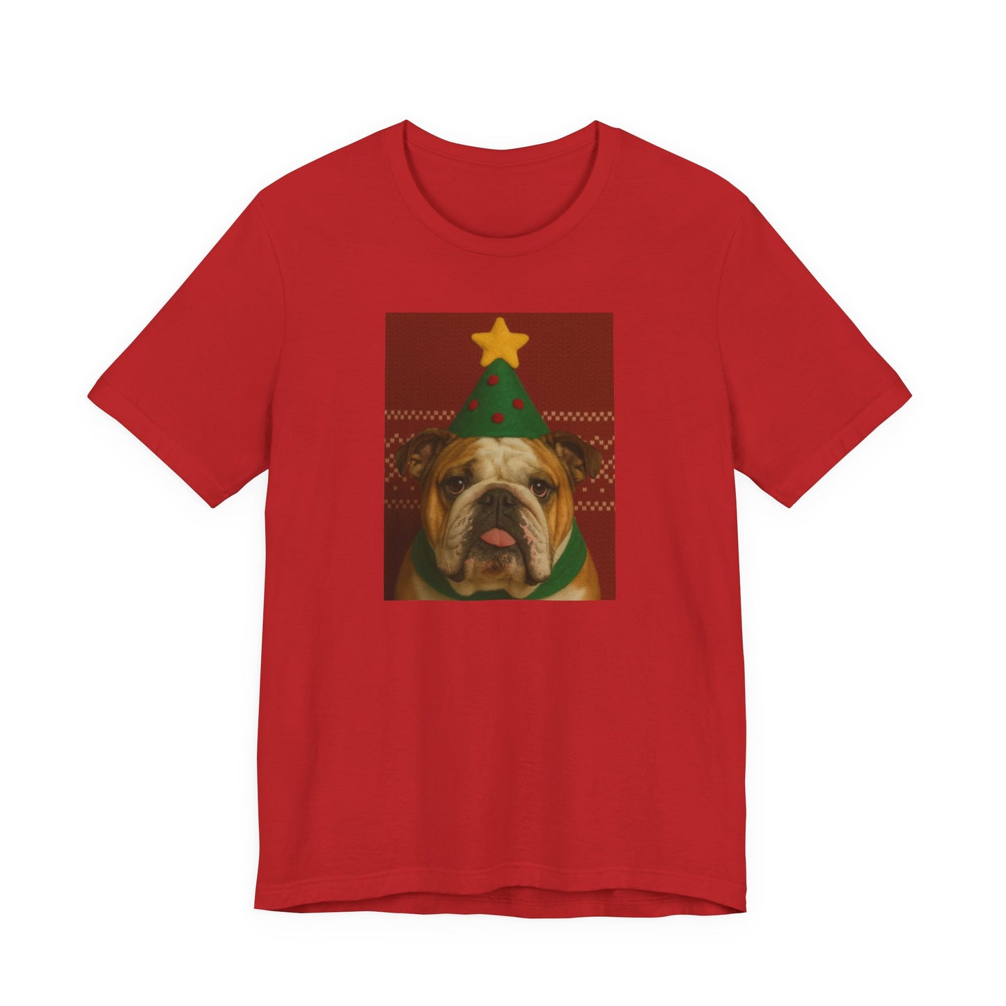 Festive Dog Christmas Tee, Cute Holiday T-Shirt, Unisex Pet Lover Gift, Funny Pet Design, Christmas Apparel - Riff Raff Wear