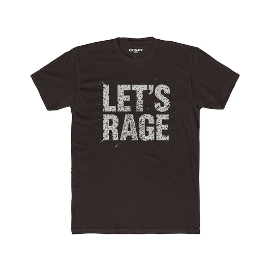 Unisex Cotton Crew Tee - Let's Rage Graphic T-Shirt for Music Lovers - Riff Raff Wear