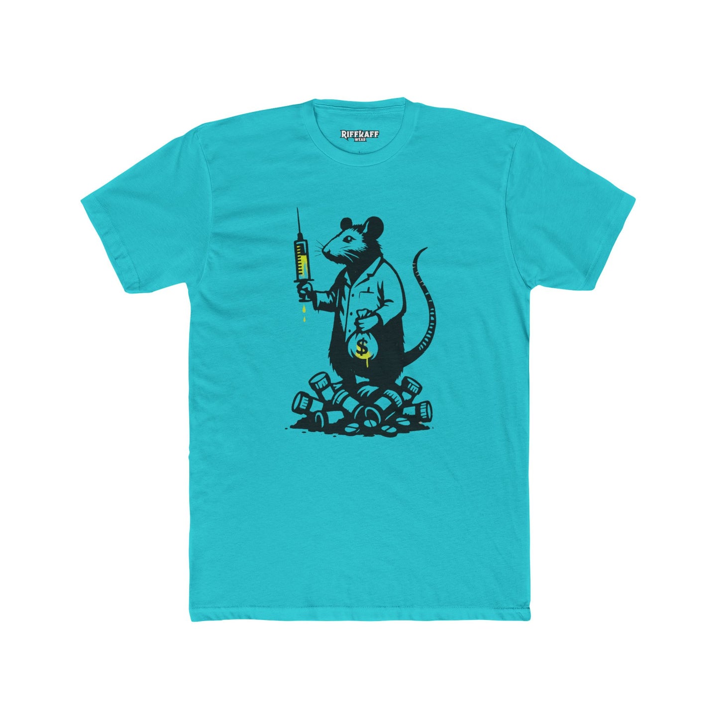 Rat Doctor Unisex Cotton Crew Tee - Statment T-Shirt - Riff Raff Wear