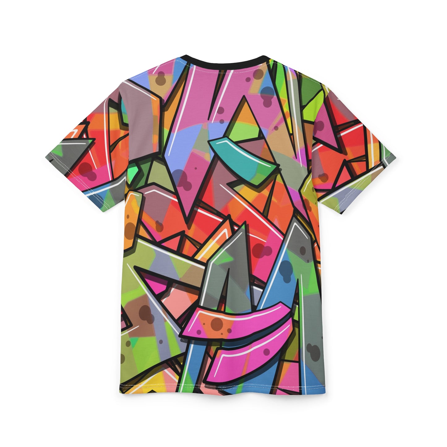 Vibrant Unisex Cut & Sew Tee – Colorful Graphic Art T-Shirt - Riff Raff Wear