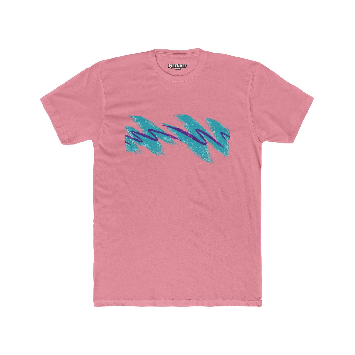 Retro Wave Unisex Cotton Crew Tee - Perfect for Casual Vibes - Riff Raff Wear