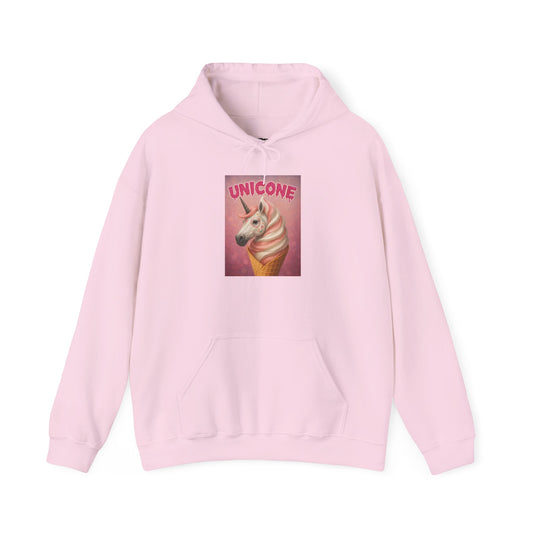 Whimsical Unicorn Heavy Blend Hoodie for Cozy Moments - Riff Raff Wear