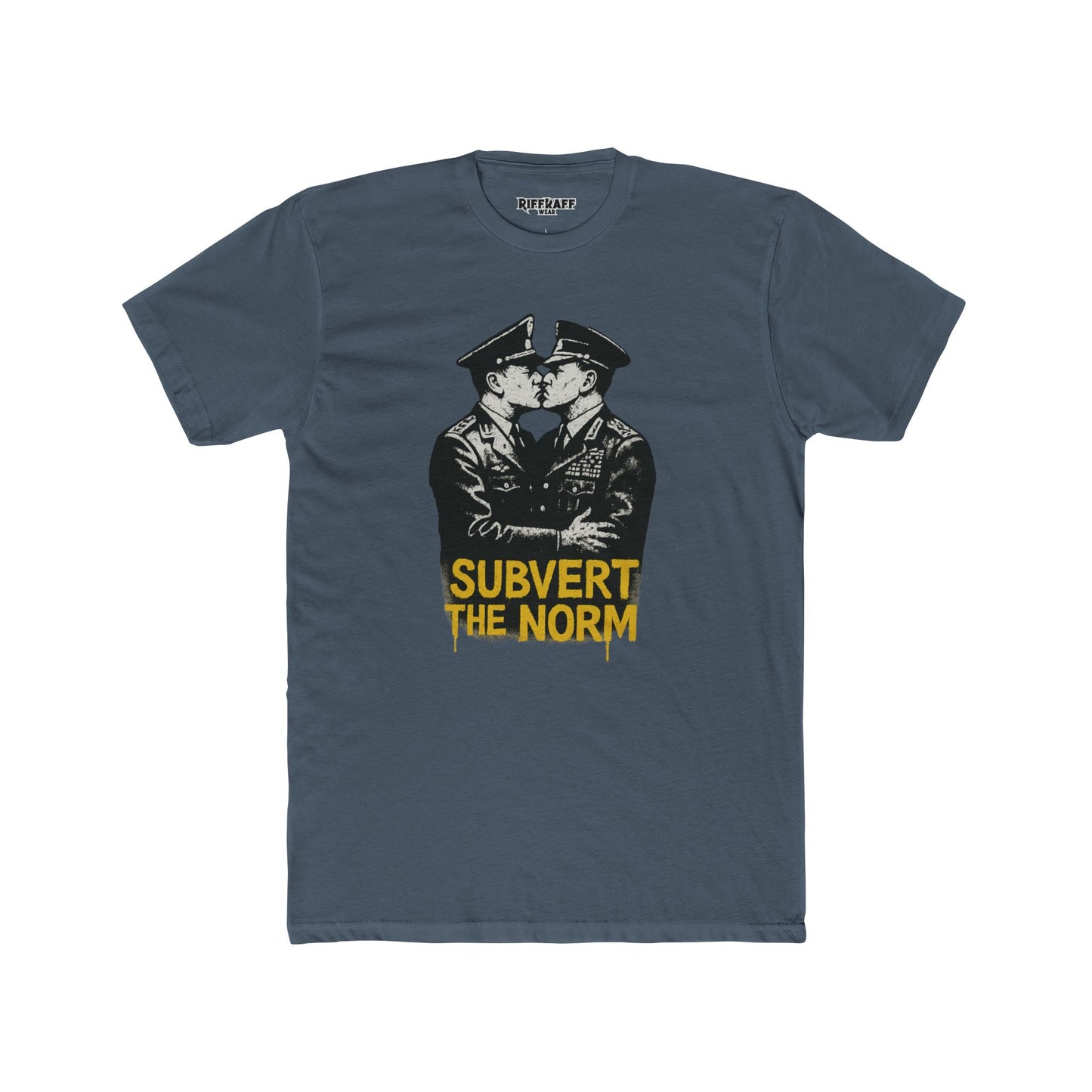 Unisex Cotton Crew Tee - "Subvert The Norm" Riff Raff Wear