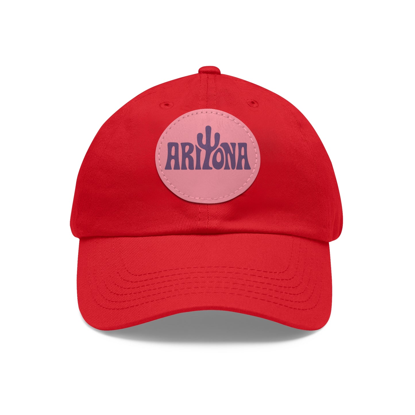 Arizona Dad Hat with Leather Patch - Casual & Stylish Cap
