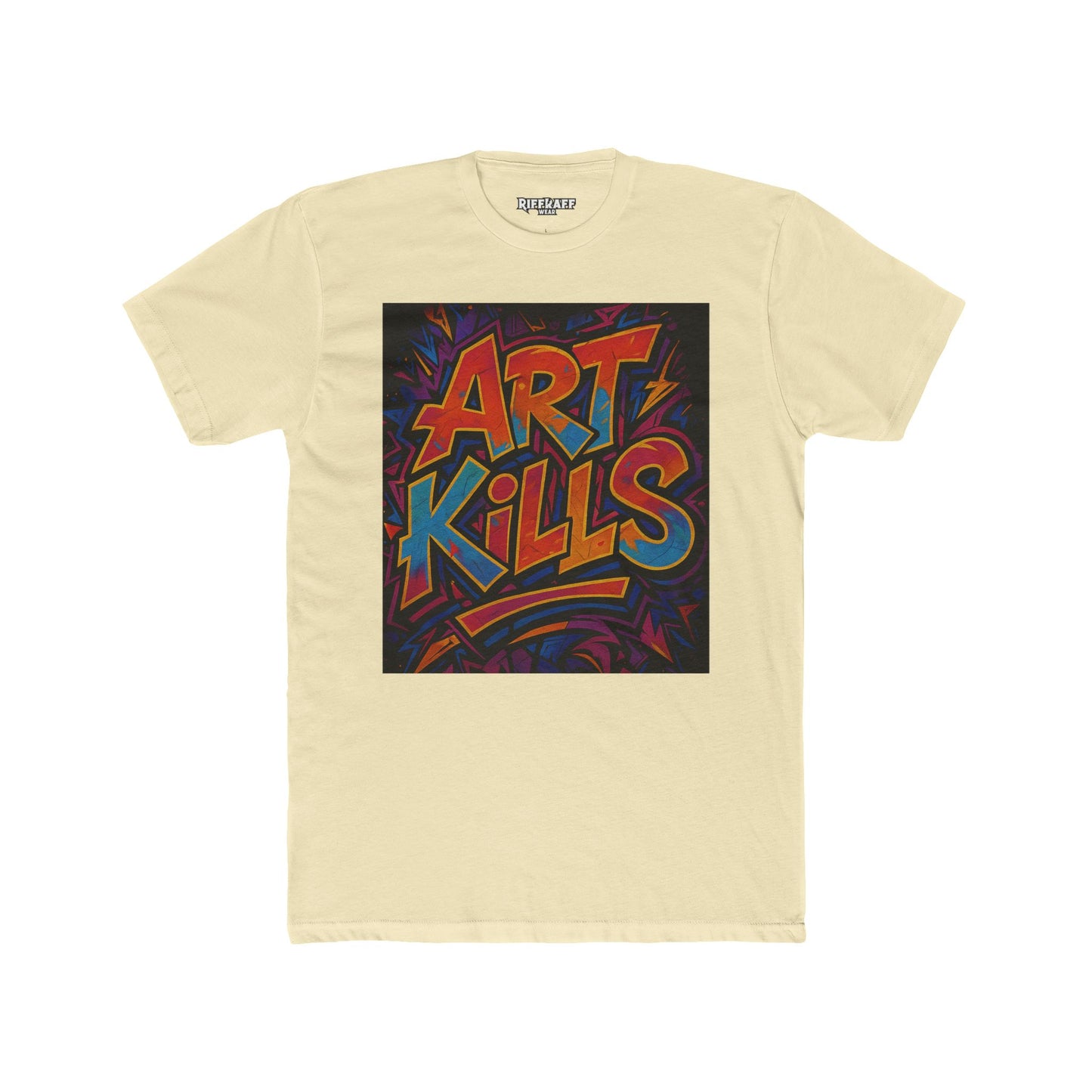 Art Kills Unisex Cotton Crew Tee - Creative Expression T-Shirt - Riff Raff Wear