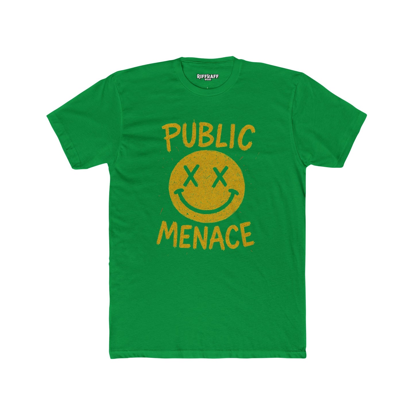 Unisex Cotton Crew Tee - Public Menace Graphic T-Shirt for Casual Style - Riff Raff Wear