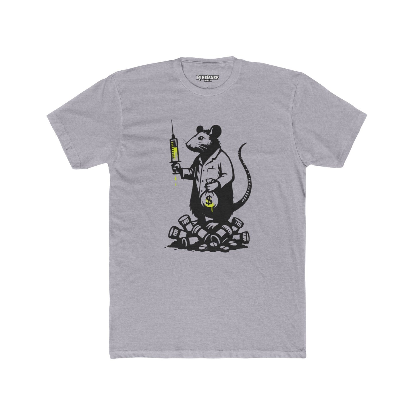 Rat Doctor Unisex Cotton Crew Tee - Statment T-Shirt - Riff Raff Wear