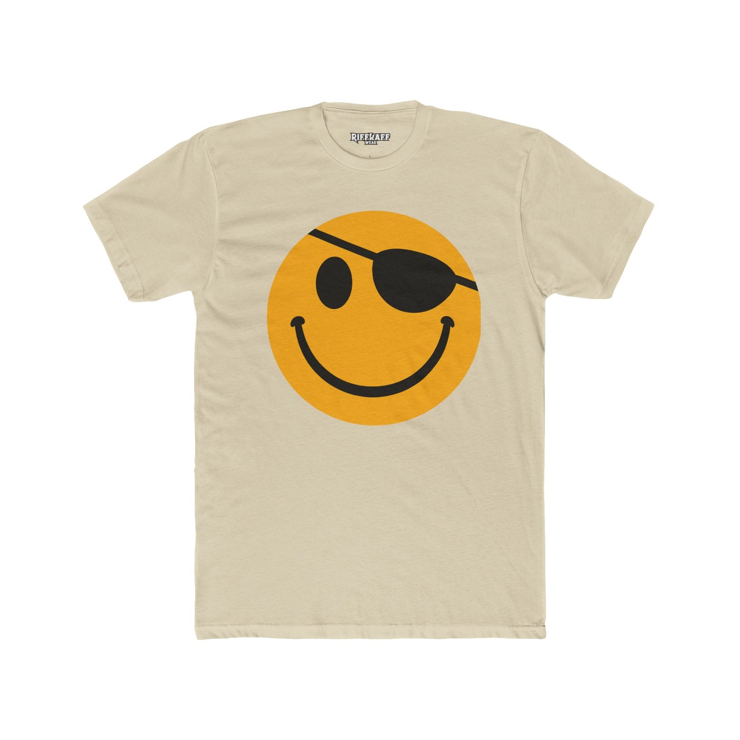 Pirate Smile Unisex Cotton Crew Tee - Fun and Playful Graphic T-Shirt - Riff Raff Wear